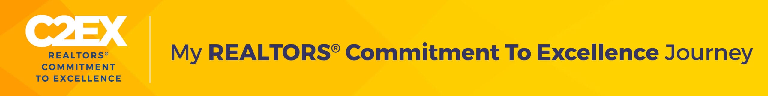 C2EX Web Banner - Commitment to Excellence from the National Association of Realtors