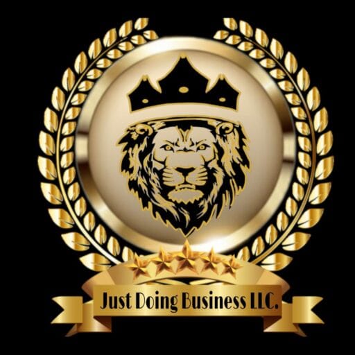 Just Doing Business LLC Gold Logo